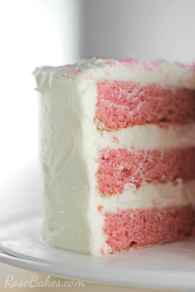 Best Strawberry Cake Recipe RoseBakes