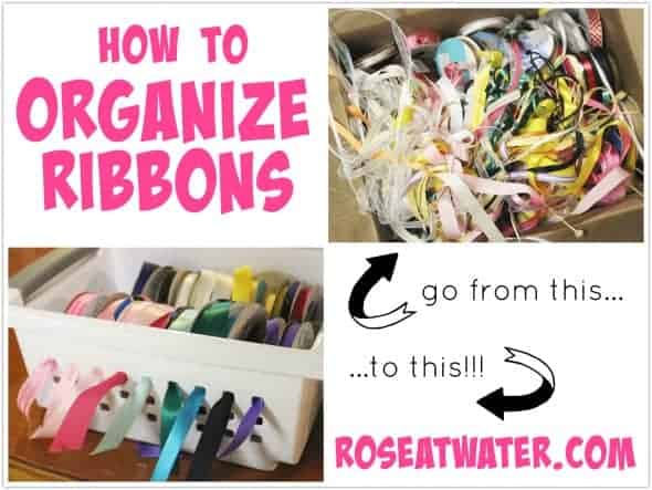How to Organize Ribbons RoseAtwater.com